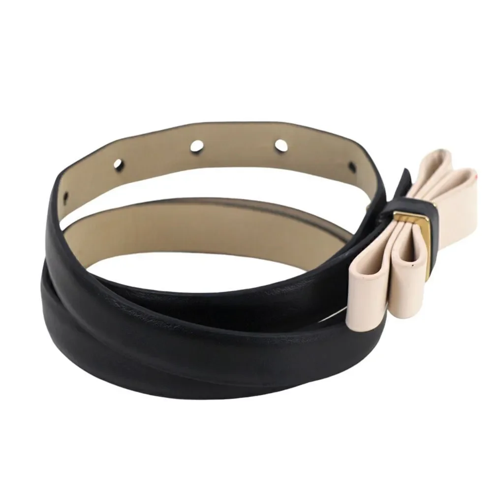 Ann Taylor BLACK GENUINE LEATHER 5/8